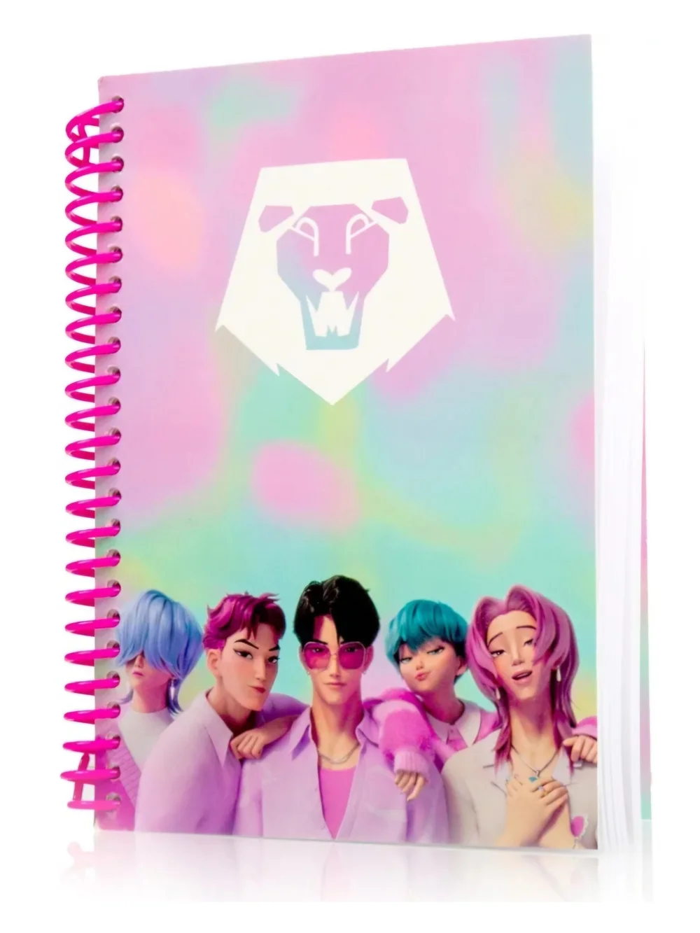 💜 K-Pop Demon Hunters Spiral Notebook- Huntrix, Saja Boys, or Derpy (Choose 1)